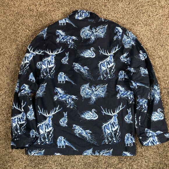 Pottery Barn Teen glow in the dark PATRONUS unisex Blue Pajama Set - Picture 3 of 13